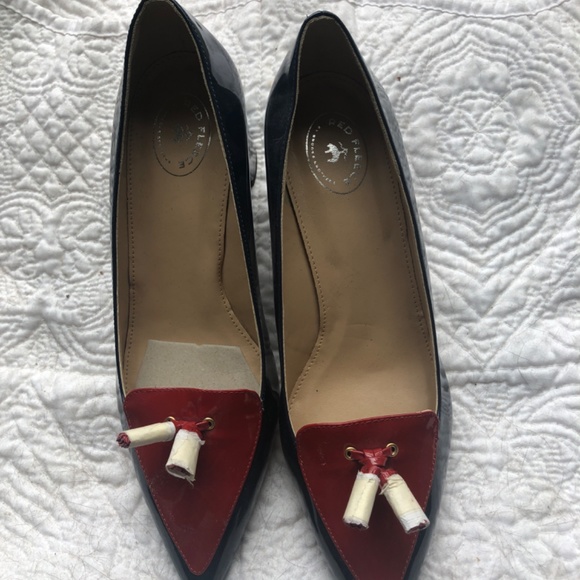 Ladies Talbots Red Fleece shoes Size 9 1/2 - Picture 5 of 5